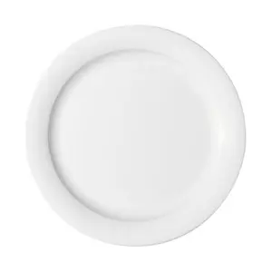 Teller flach 25cm Fahne         9050/25 Dimension weiss Bauscher