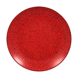Teller Ø18cm coup Fusion Ruby rot/Schwarz RAK