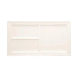 Platte 3 geteilt rechteckig 38,8x21,3cm  Ivoris Classic Gourmet RAK