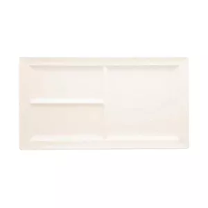 Platte 3 geteilt rechteckig 38,8x21,3cm  Ivoris Classic Gourmet RAK