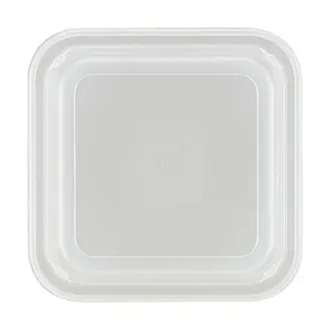 Deckel hoch 118 x 118 mm milchig transparent Bauscher