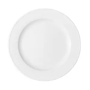 Teller flach 25cm Fahne         5382/25 Bonn weiss Bauscher