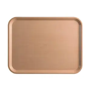 Tablett 43x61xm Mykonos Birke Rutschfest Holzstruktur Cambro