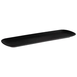 GN 2/4 Tablett NERO 53 x 16,2 cm, H: 2,5 cm schwarz Assheuer & Pott