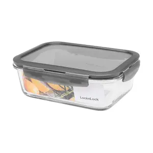 Glasschale m. D. recht. 1L 20x15,2x7,4cm Lock & Lock Boroseal 
