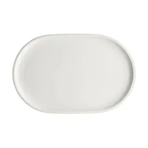 Platte coup oval 36 x 23 cm Shiro weiss Schönwald