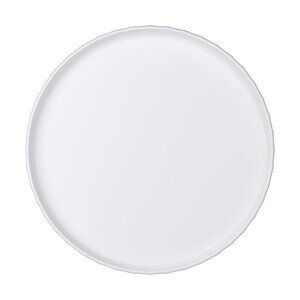 Teller flach rund 28cm Edge weiß Bauscher