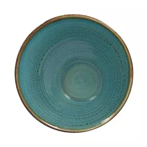 Schale asymmetrisch 22x9cm Fusion Twirl lagoon blau RAK