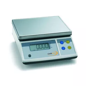 Elektronische Portionswaage bis 30 kg
 26 x 31 x 12,5 230 V Cookmax black