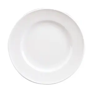 Teller flach Fahne B 21 cm Form 98 weiss Schönwald