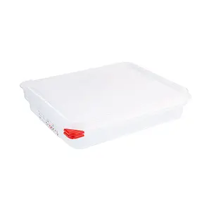 Behälter PP GN 1/2 65 mm mit Deckel und farbigen Clips zur Codierung Contacto
