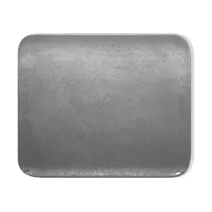Platte rechteckig 33x27cm Fusion Shale grau karbon RAK