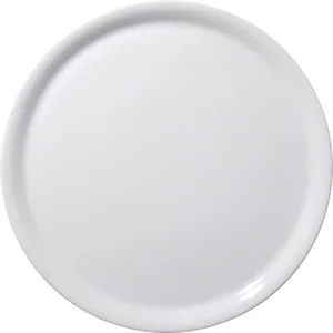 Pizzateller 28cm Uni Saturnia Porzellan weiss 