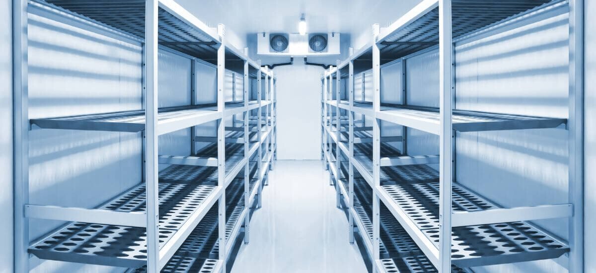 Regal für Kühlzelle