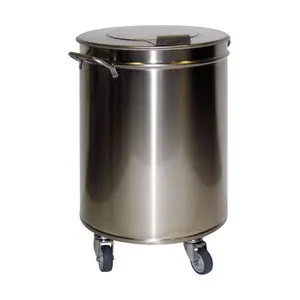 Abfalleimer 50 L 38 cm Ø mit Deckel, Ede 