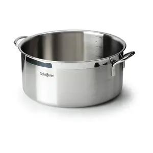 Bratentopf 36cm 17,3L Profi Edelstahl Schafferer