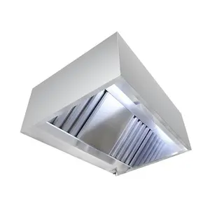 Wandhaube in Kastenform 180x110x45cm  Typ A Cookmax black