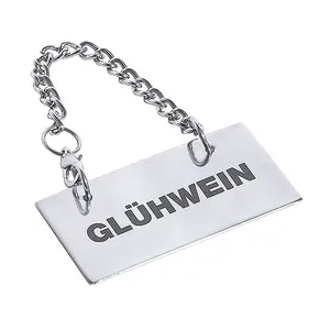 Schild für Kannen: Glühwein Contacto