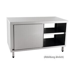 Durchreicheschrank 2000 x 700 x 850 mm mit Schiebetüren Cookmax orange