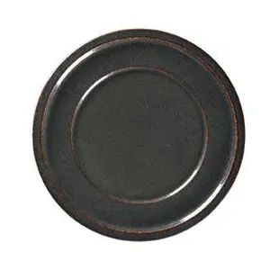 Teller Ø20,5cm m. Rand Rakstone Caldera Blau Grün RAK