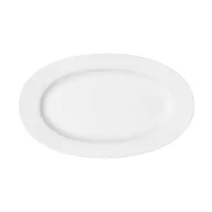 Platte oval 38cm Fahne Maitre weiss Bauscher