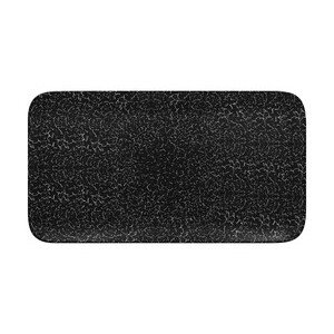 Platte rechteckig 38x21cm Fusion Impala schwarz/weiss RAK