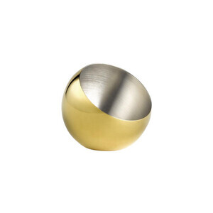 Schale, 3er Set SPHERE Ø 8 cm, H: 7 cm, 0,1 Liter Gold-Look Assheuer & Pott