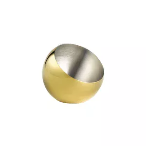 Schale, 3er Set SPHERE Ø 8 cm, H: 7 cm, 0,1 Liter Gold-Look Assheuer & Pott