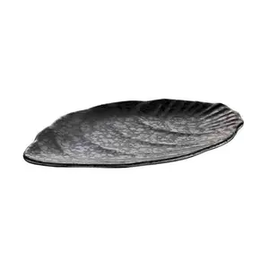 Tablett 30,5x19cm H.1,5 cm schwarz Glamour Assheuer & Pott