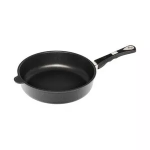 Bratpfanne 28cm beschichtet H:7cm nicht induktionsfähig AMT Gastroguss