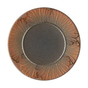 Teller flach Ø22cm Aurel braun Steinzeug Cent