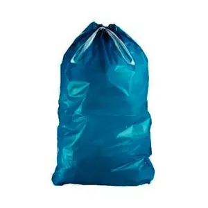 Abfallsack Zugband Blau, 25Stck/Rolle 50my 