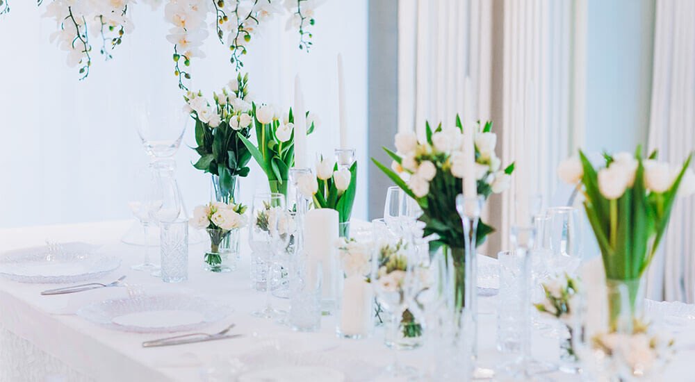 Tischdeko für Gastro