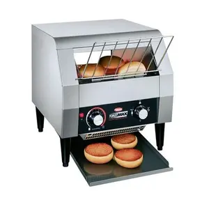 Durchlauftoaster, für 360 Scheiben/h  36,8 x 45,1 x 37,8 cm 230V / 1,8kW Cookmax black