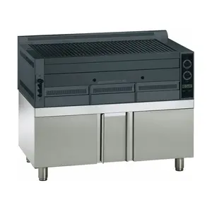 Unterbau 114 x 70 x 52 cm, geschl. ohne Lavasteingrill Artnr. 243110 Cookmax black