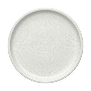 Teller flach coup Struktur 17 cm Shiro weiss Schönwald