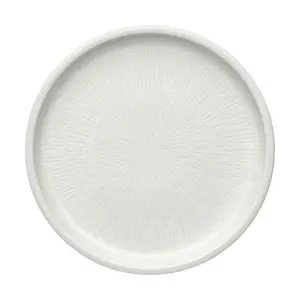 Teller flach coup Struktur 17 cm Shiro weiss Schönwald