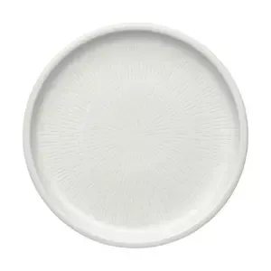 Teller flach coup Struktur 17 cm Shiro weiss Schönwald
