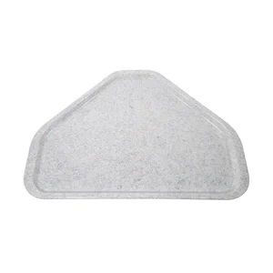 Tablett Trapezform, granitgrau 34 x 48 cm, glasfaserverstärkt Contacto