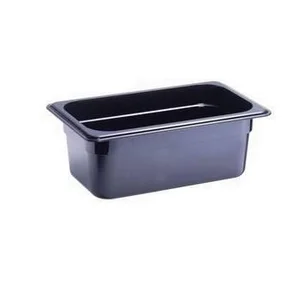 Behälter KU GN 1/4-100 Polycarbonat schwarz Cookmax black
