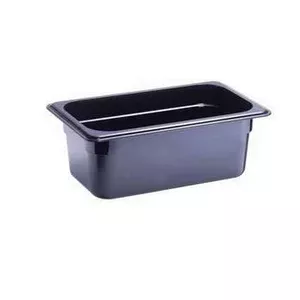 Behälter KU GN 1/4-100 Polycarbonat schwarz Cookmax black