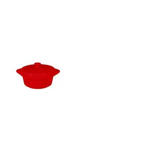 Mini Cocotte m.D.  8,5x4cm Fusion Chefs Fusion rot RAK