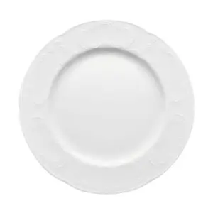 Teller flach 28cm               5719/28 Mozart Weiss Bauscher