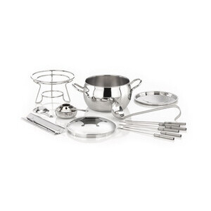 Fondueset und Feuerzangenbowle Ø 22 cm H: 23 cm, 2,2 Liter Assheuer & Pott