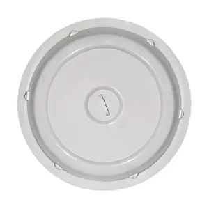 Cloche mit Griff grau, htp, Ø225 Kunststoff-Deckel Bauscher