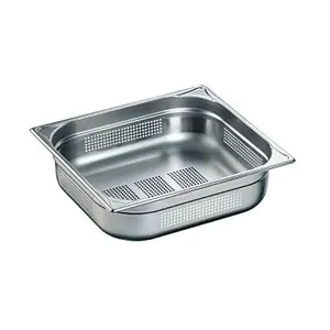Behälter rfr GN-P 2/3-65 mit Boden- und Seitenwandlochung B.PRO