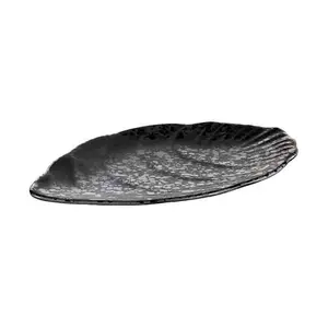 Tablett 25x15,5cm H.1,5 cm schwarz Glamour Assheuer & Pott