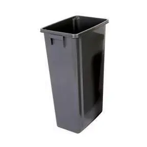 Wertstoffsammler 80 Ltr. grau rechteckig -ohne Deckel- Cookmax black
