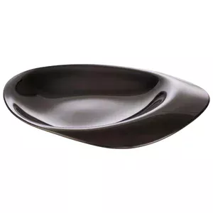 Teller, 4er Set PEBBLES 8,5 x 8 cm, H: 1 cm Gunmetal-Look Assheuer & Pott