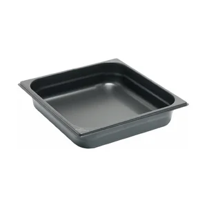 GN-Behälter GN 1/2 H= 65 mm Edelstahl beschichtet Cookmax silver